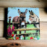 Slate donkey farm coasters