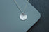 Handmade Hammered Circle Pendant Necklace