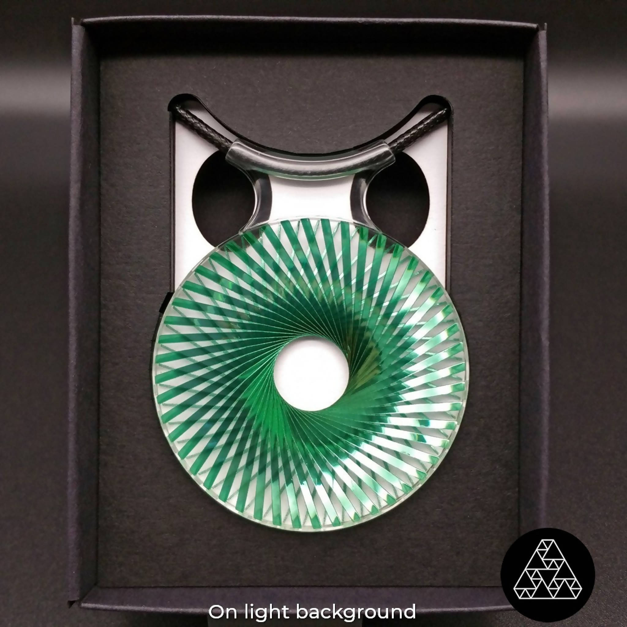 PINWHEEL Pendant - Green Mist