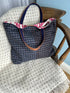 Wool shopper tote bag