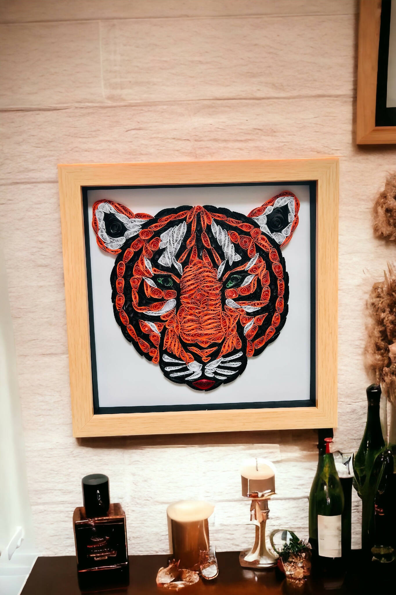 Tiger quilled picture