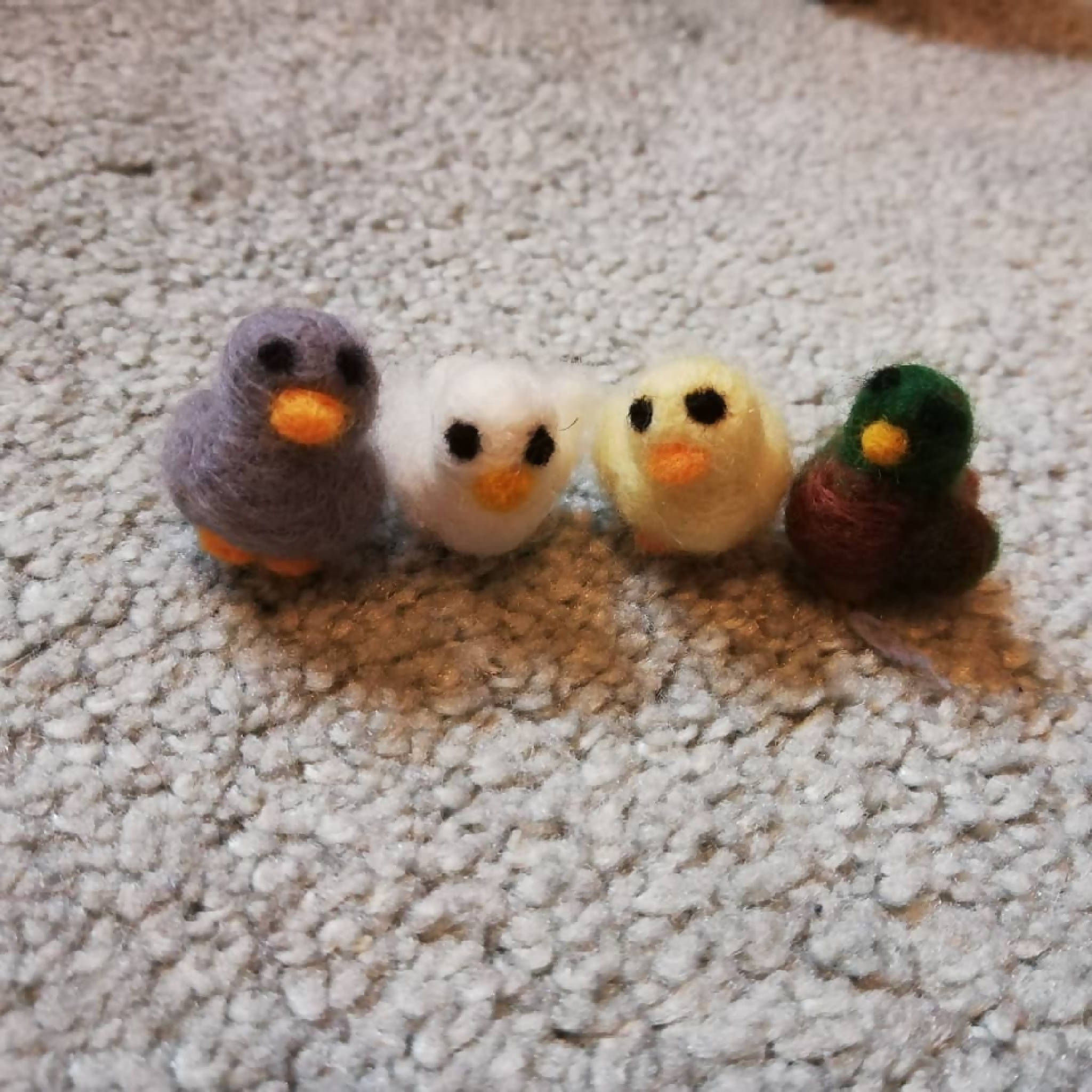 Needle felted lucky ducky