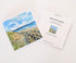 Pwllheli Beach Walkway Greetings Card