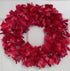 Rag Wreath in Reds and Orange