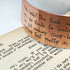 Shakespeare Copper Quote Cuff Cymbeline, Act II, Scene 3 , Hand Stamped Copper Bracelet