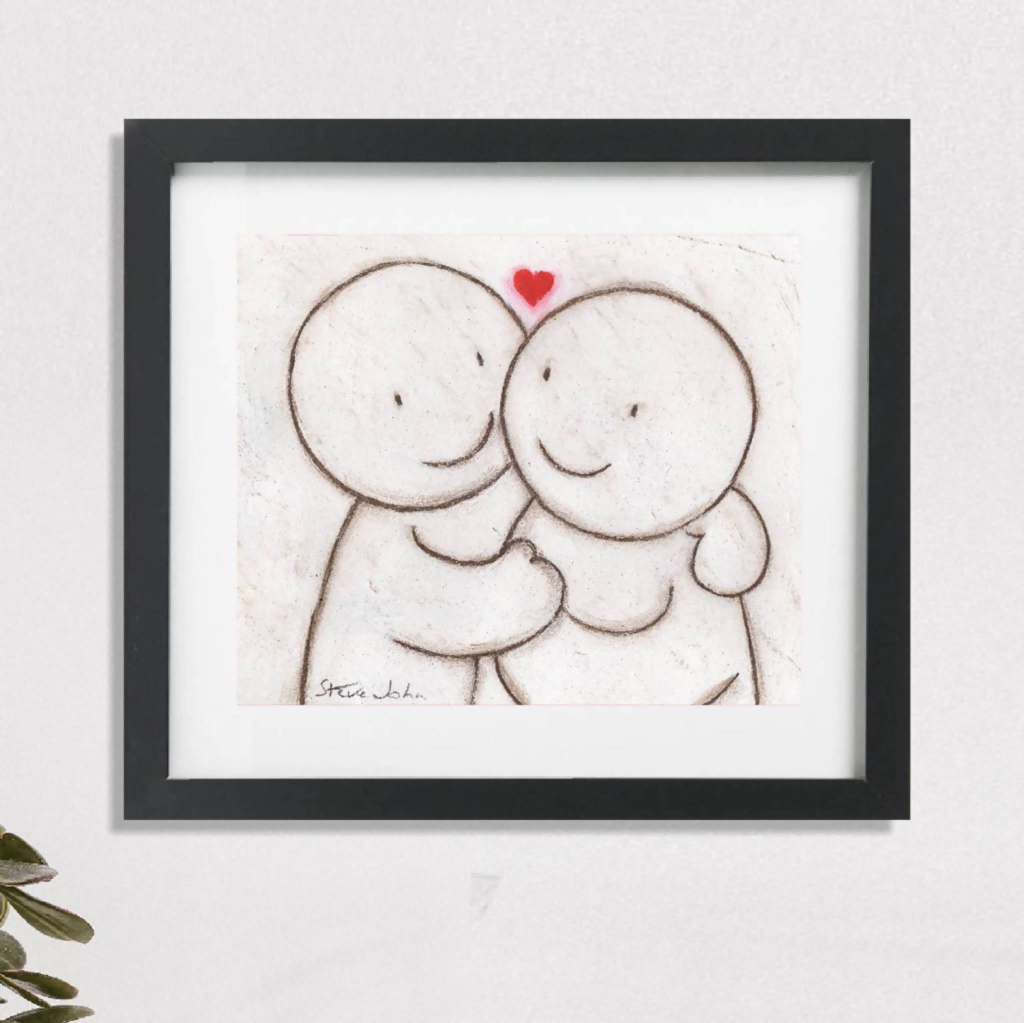 HUGS 2, ORIGINAL ARTWORK, UNFRAMED