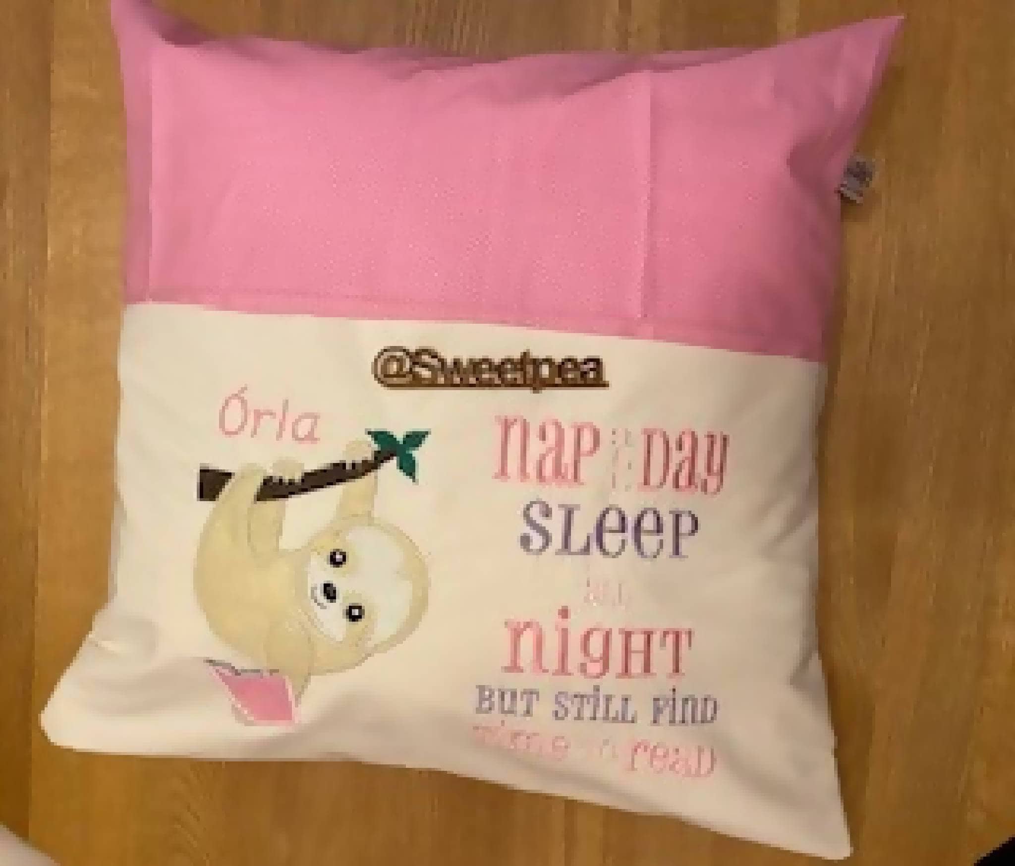 Sweetpea Reading Cushion