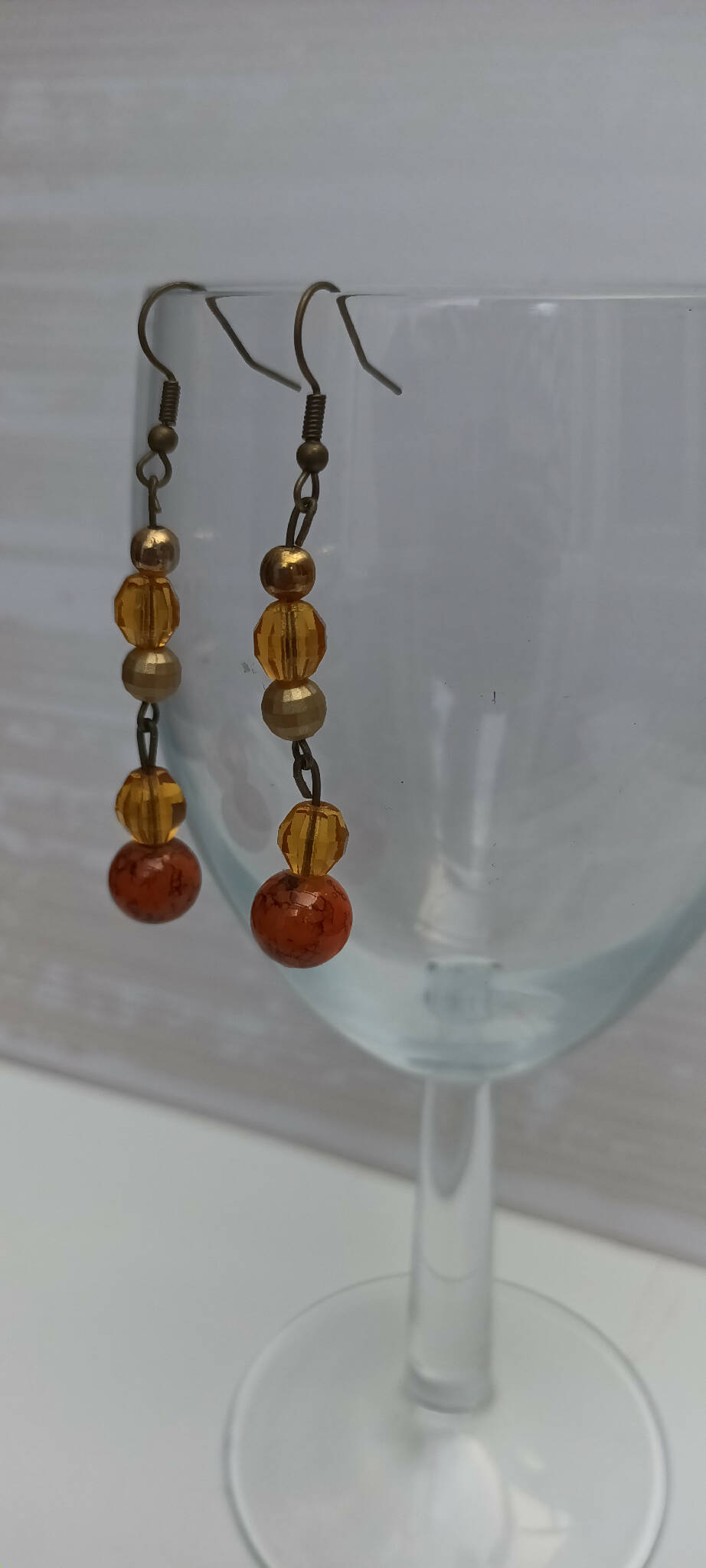 Amber Autumn Earrings