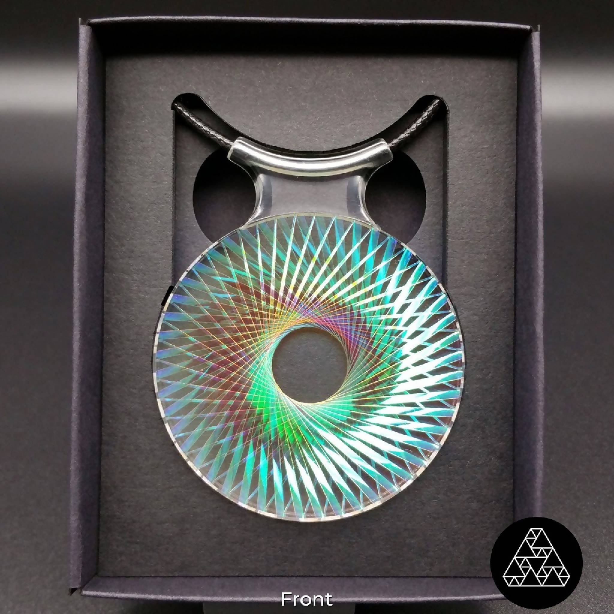 PINWHEEL Pendant - Cool Outer Ring