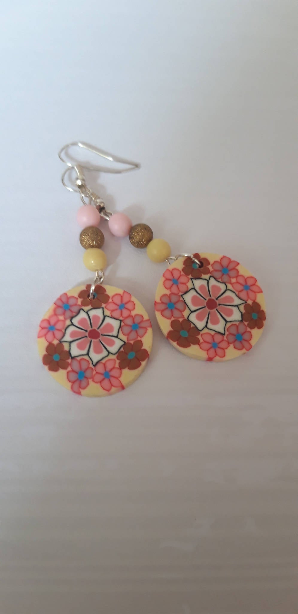 Funky flower earrings