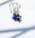 Lapis lazuli and sterling silver earrings