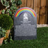 Rainbow Bridge Pet Gravestone with PHOTO | 45 x 27cm