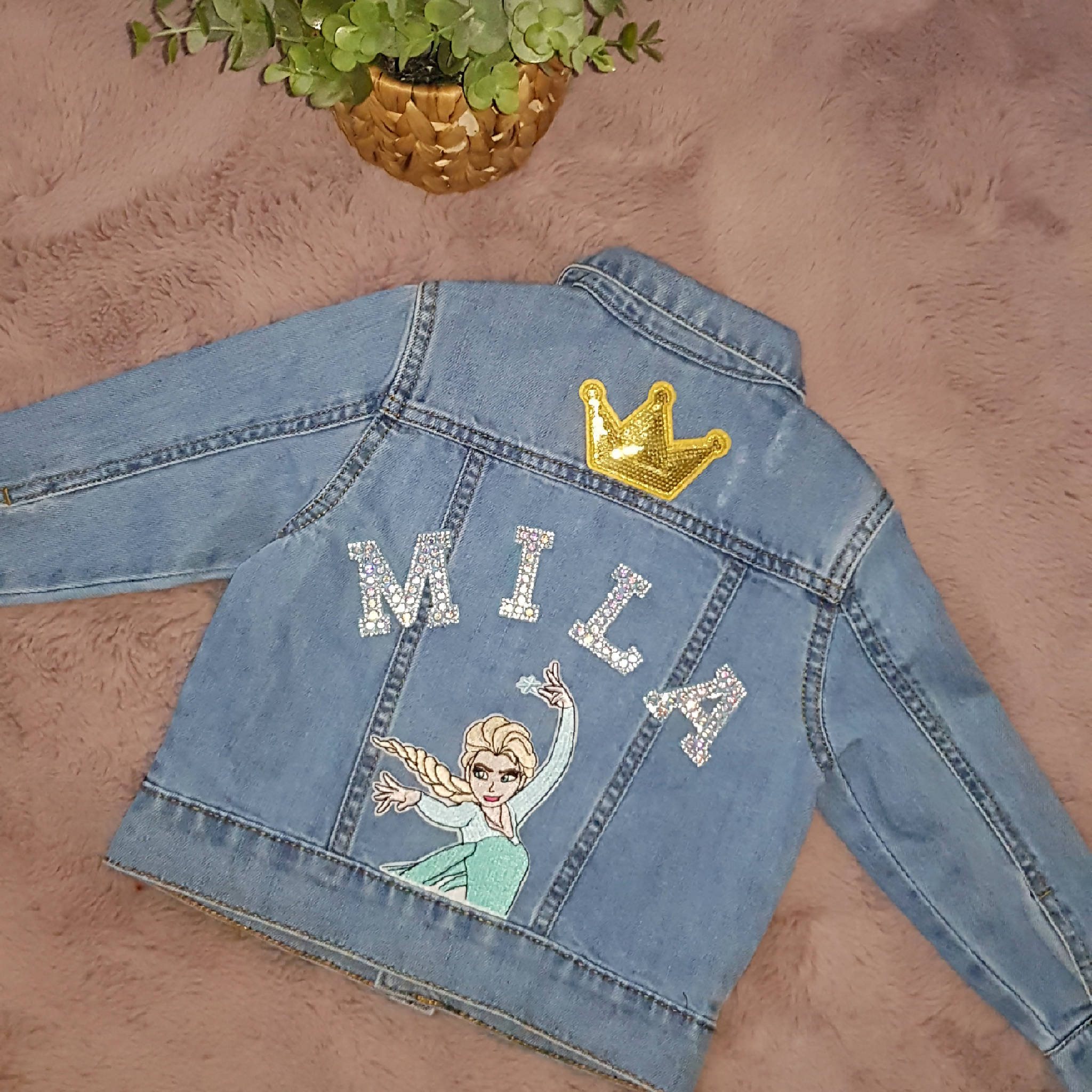 Personalised children’s denim jacket