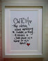 Cwtch Handwritten A4 Print