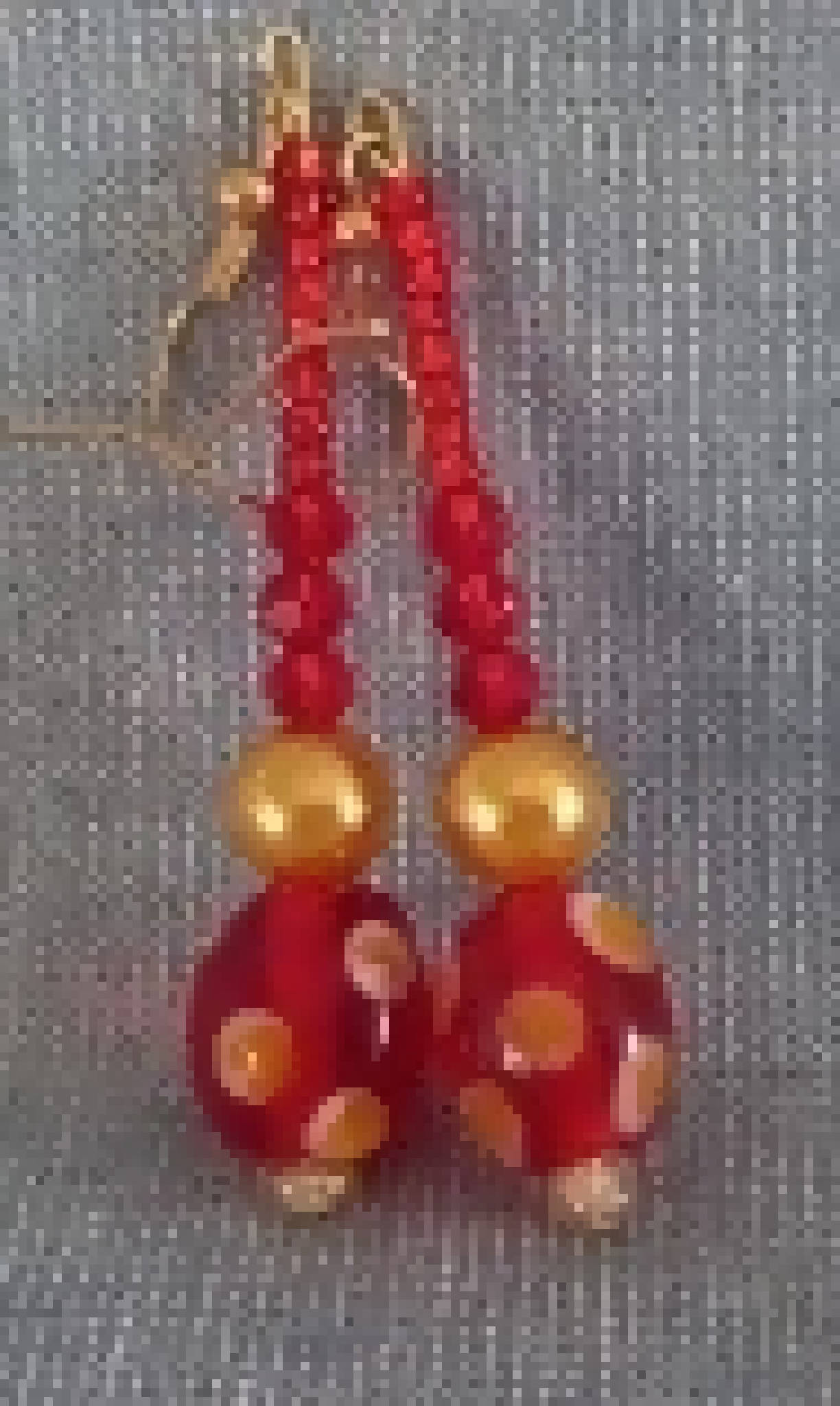 Earrings - Orange Drop