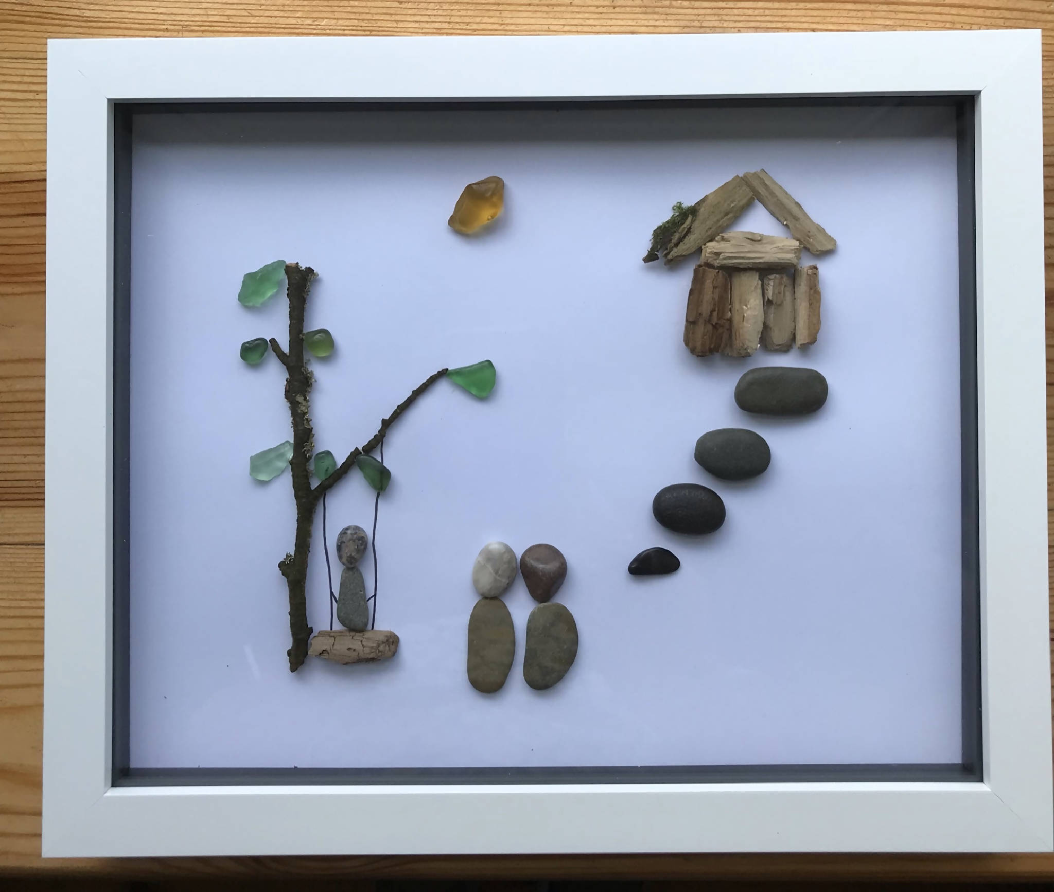 Pebble Art Family Of Three