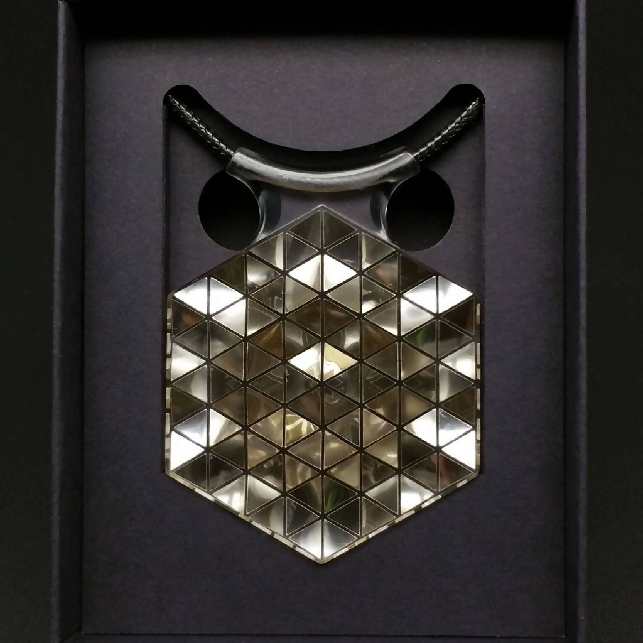 CARBON Pendant - Solid Gold