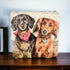 Dachshund slate coasters, drink coasters, stocking filler,