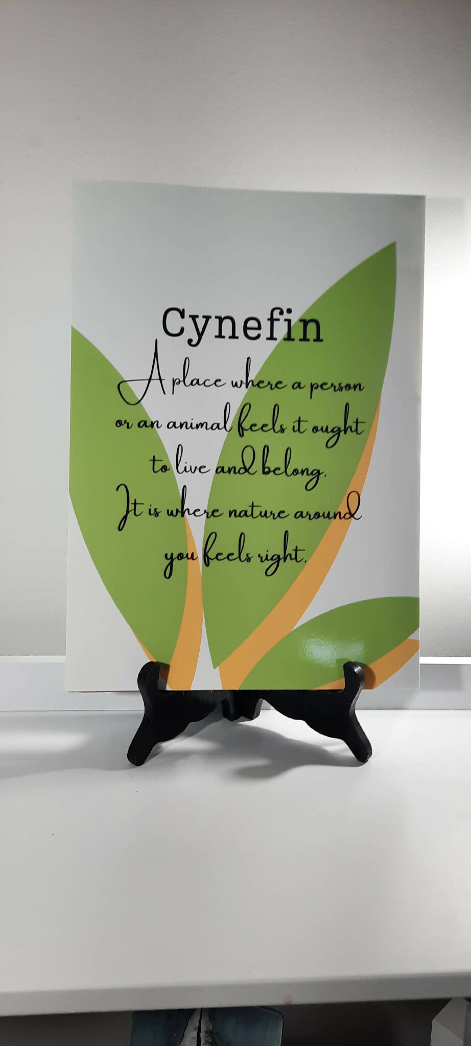 Definition of Cynefin, Welsh print, Hiraeth print, Welsh Wall art, Welsh poster, Meaning of Cynefin, Digital Art, A5