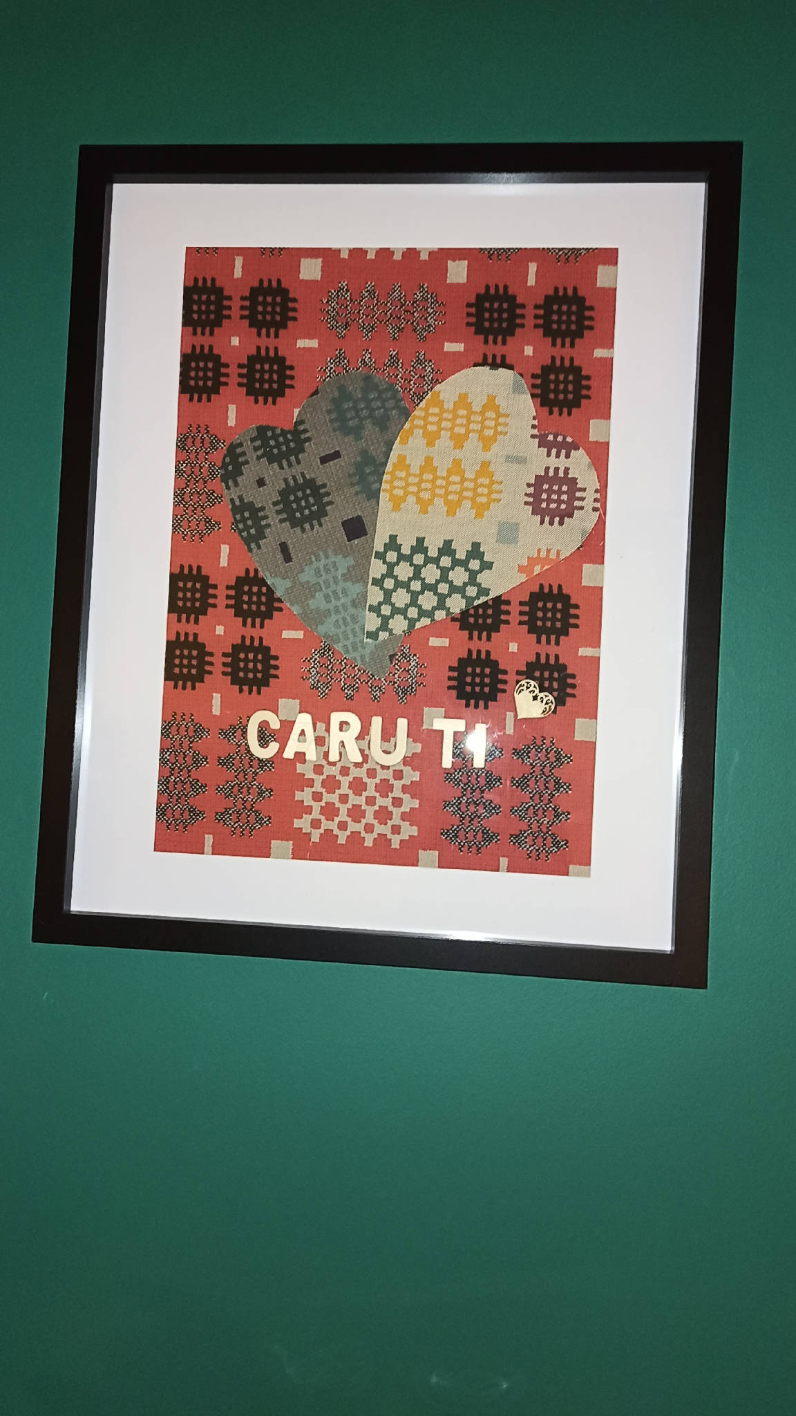 Framed Welsh tapestry prints 13" x 18"