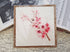 Greetings card of watercolour print of cherry blossom branches