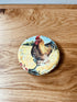 Cockerel slate coasters