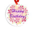 Happy Birthday Ceramic hanging gift