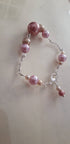 Delicate pink bracelet