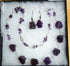 Amethyst Gem Stone Necklace & Earring set 501/1301