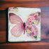 Floral butterfly slate coasters, drink coasters, stocking filler,