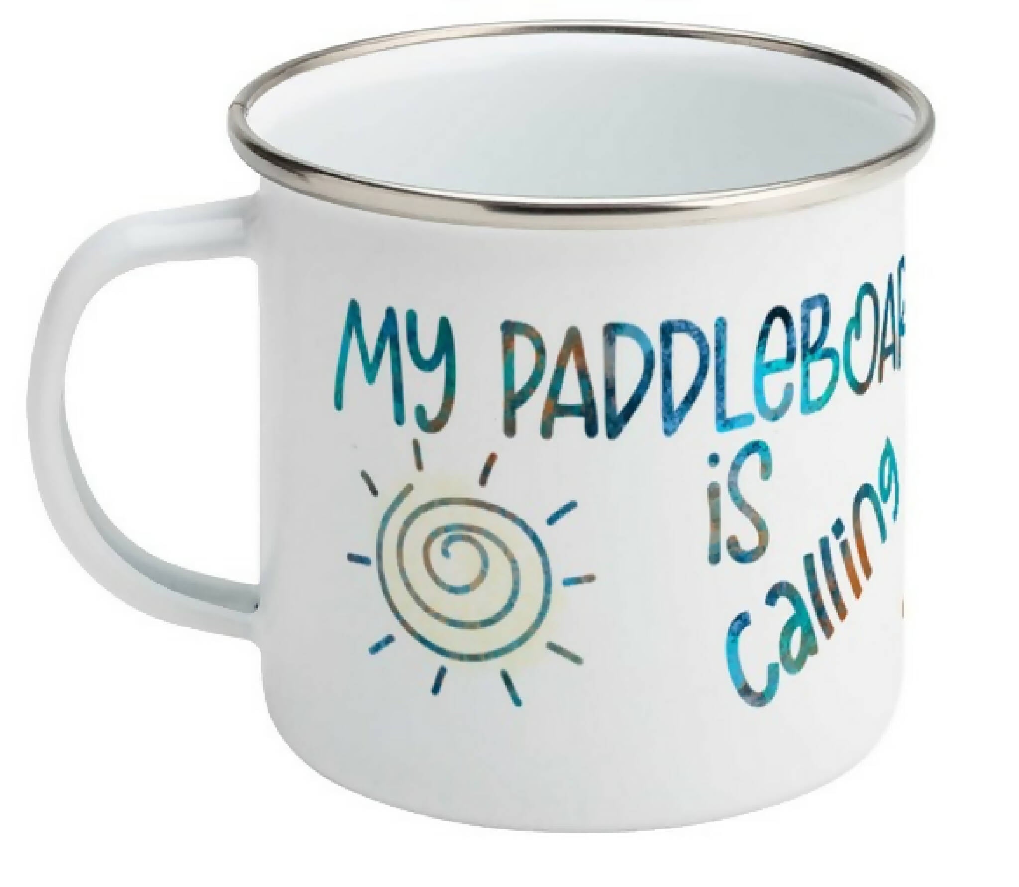 Personalised enamel mugs