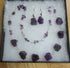 Amethyst Gem Stone Necklace & Earring set 501/1301