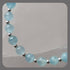 Blue Calcite and sterling silver bracelet