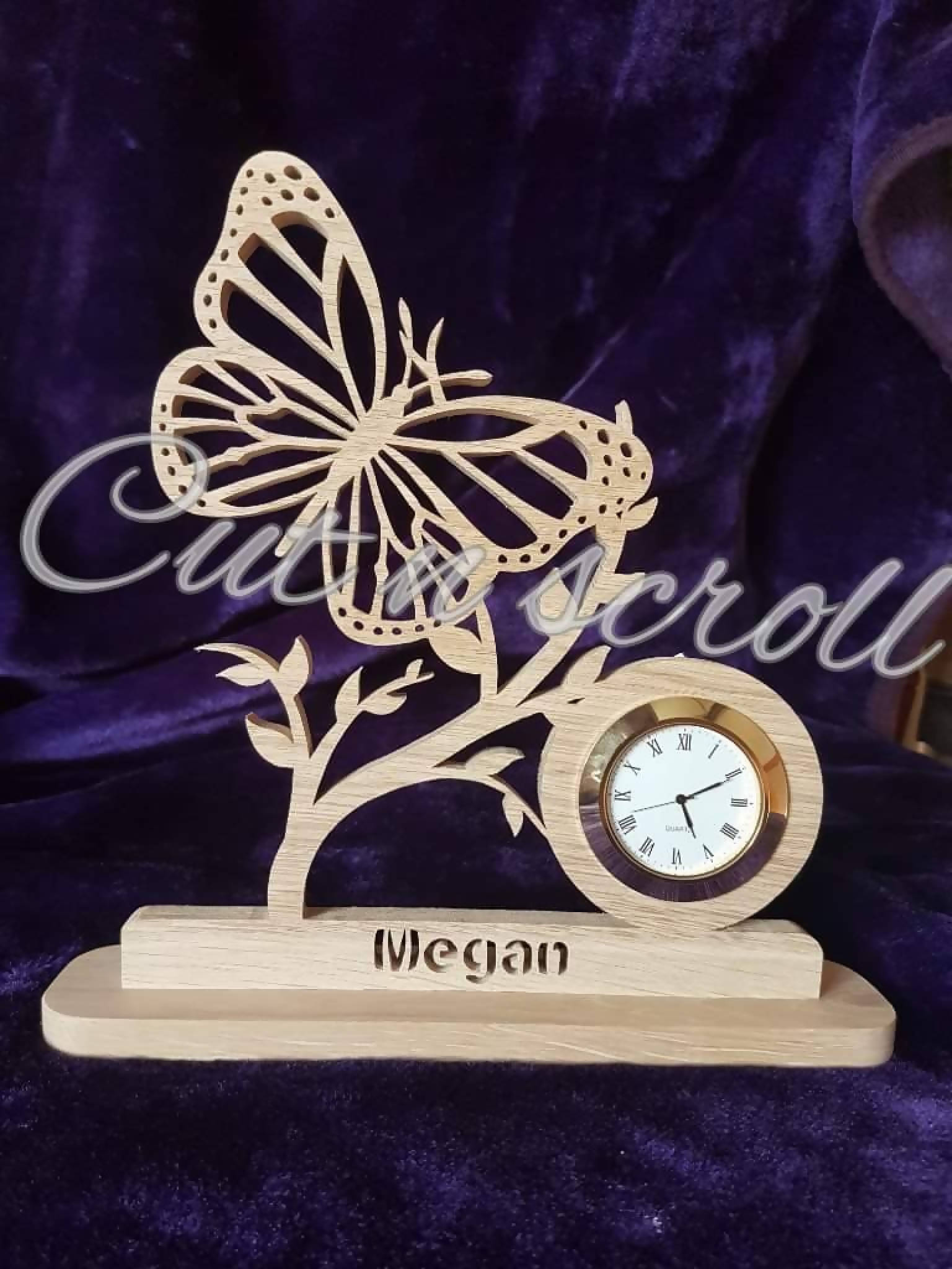 Butterfly clock