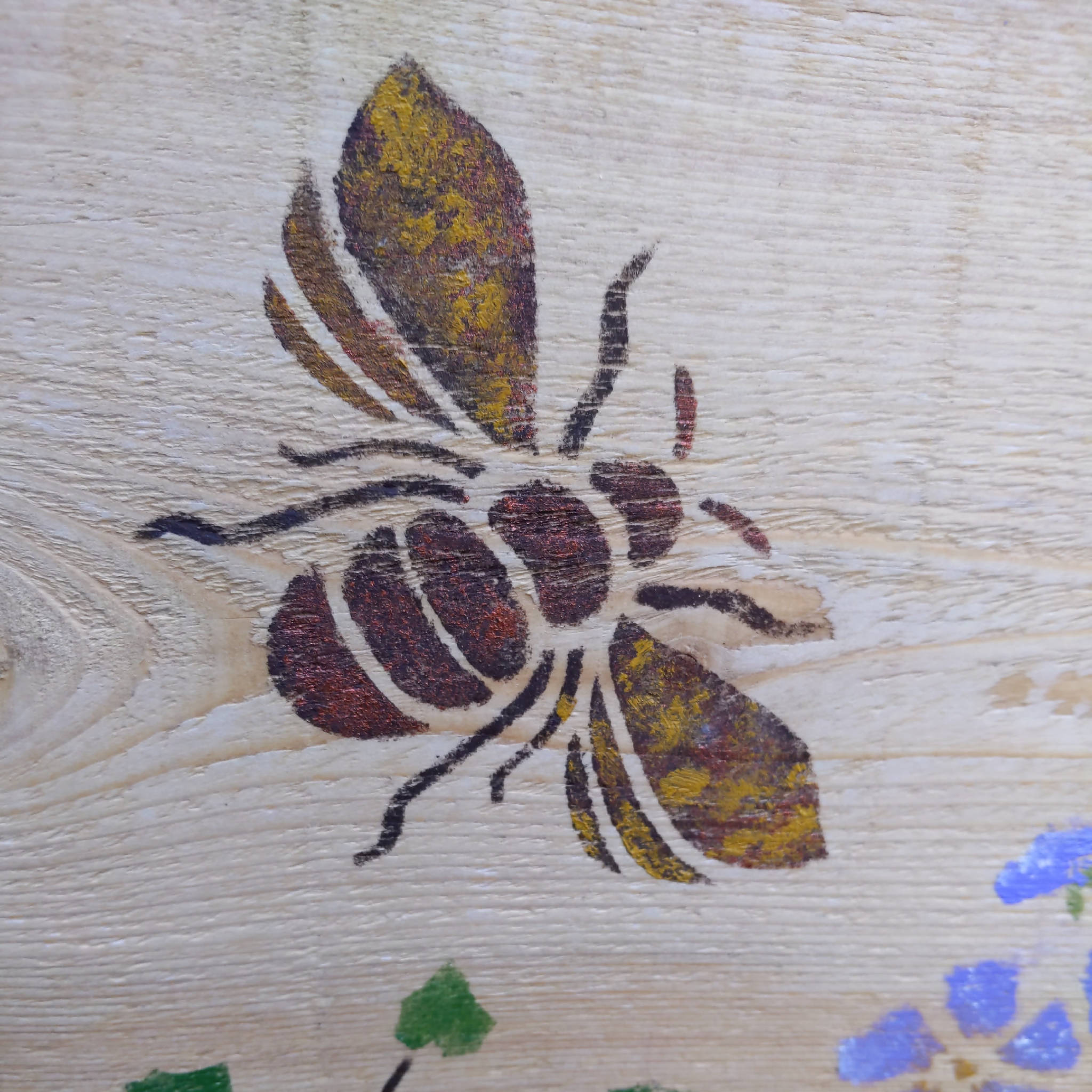 Floral Bee Board