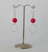 Fuchsia Ring Earrings