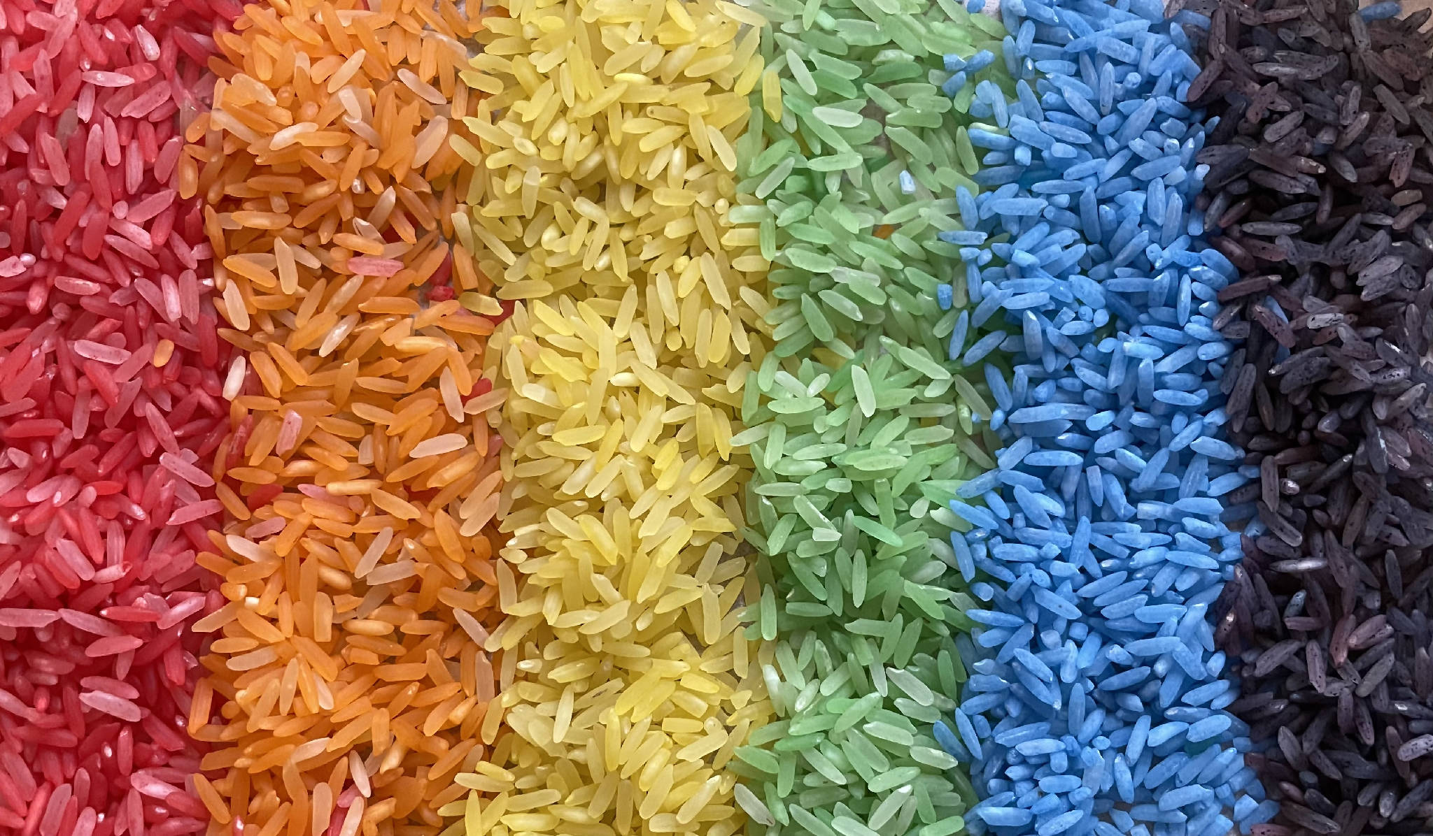 Coloured rice