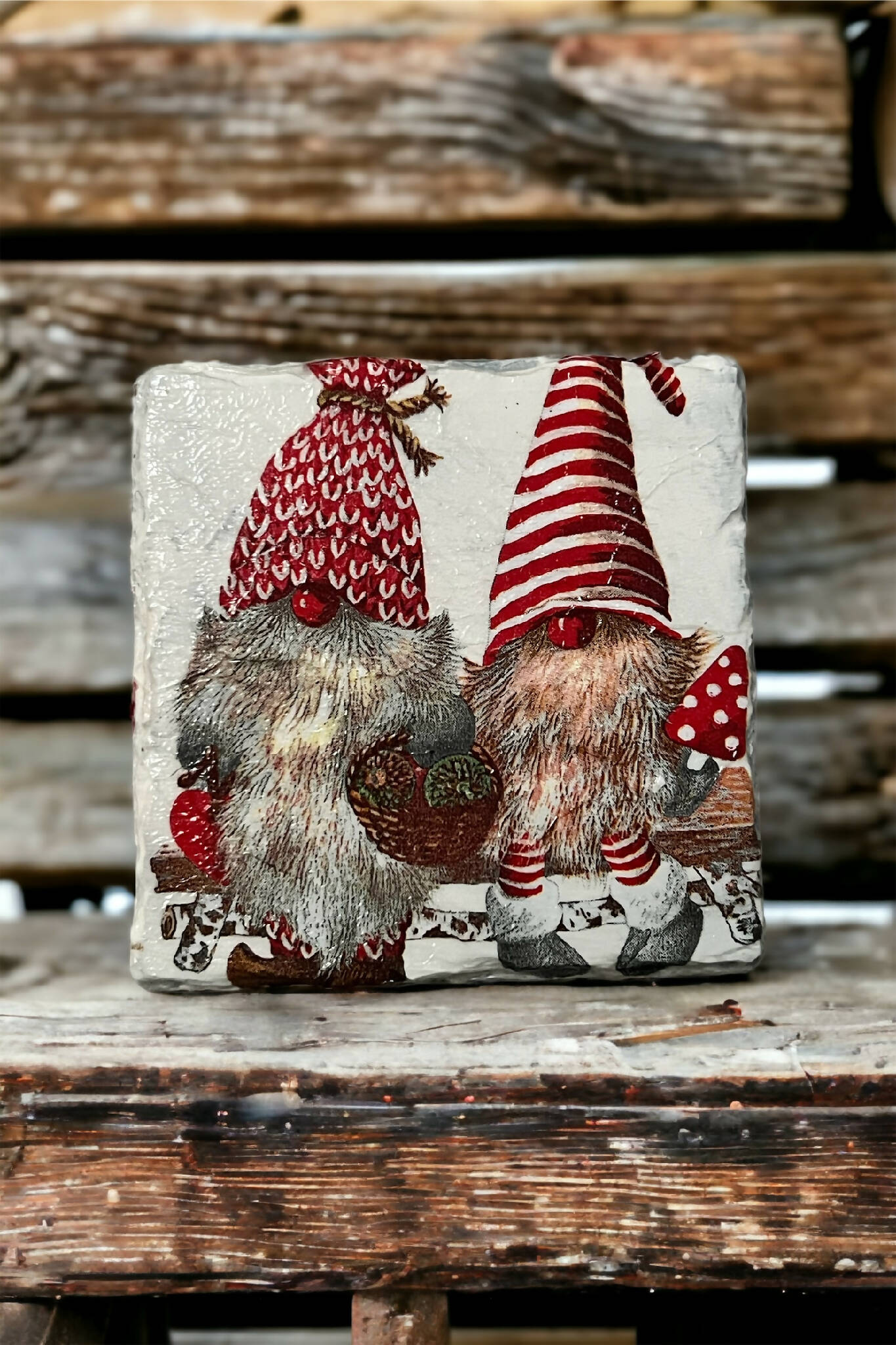 Gnome coasters