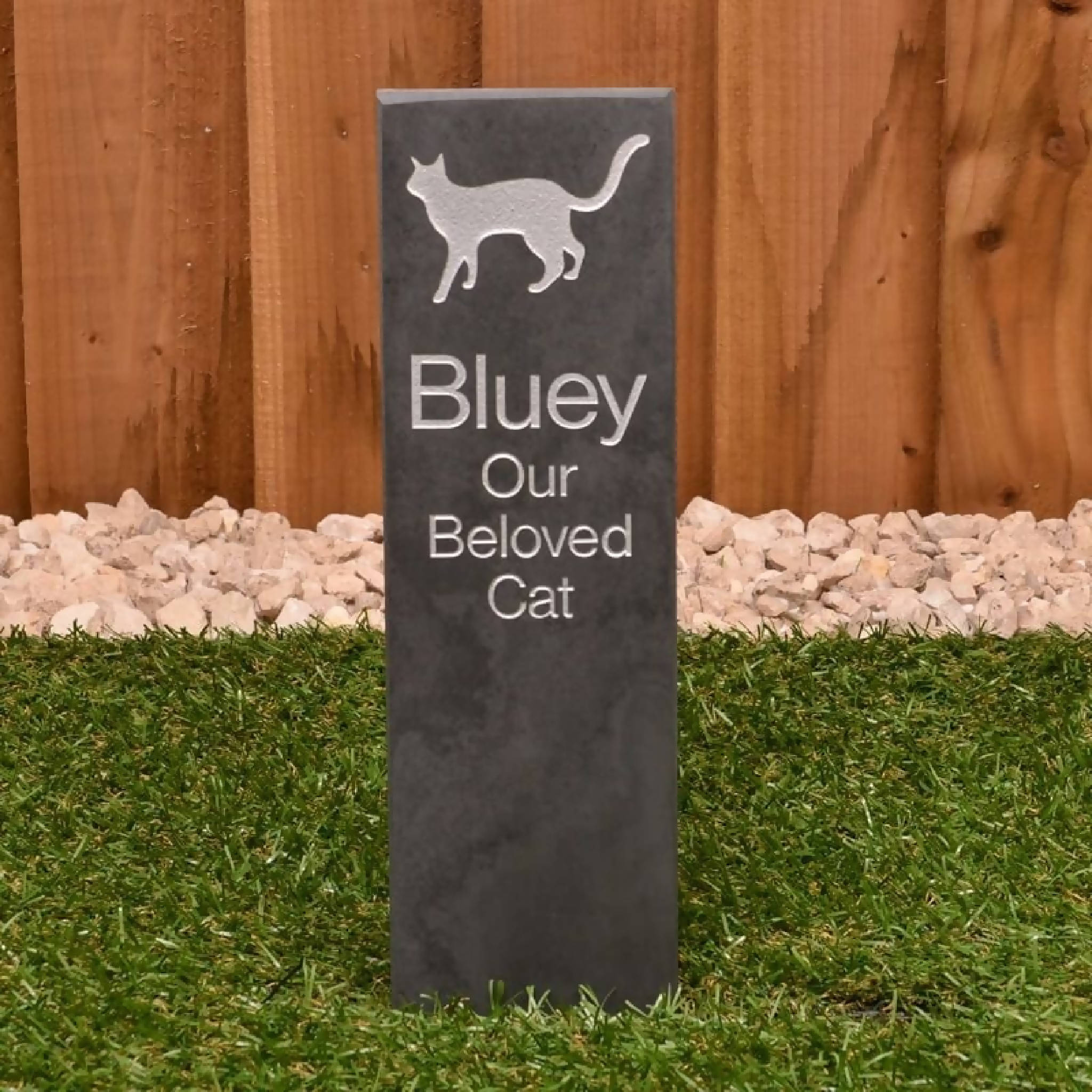 Large Slate Memorial Stake 46 x 10cm