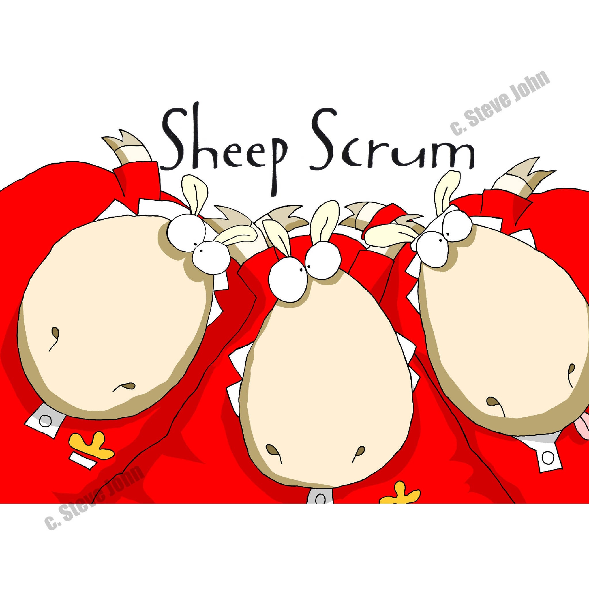 SHEEP SCRUM Card