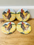 Cockerel slate coasters