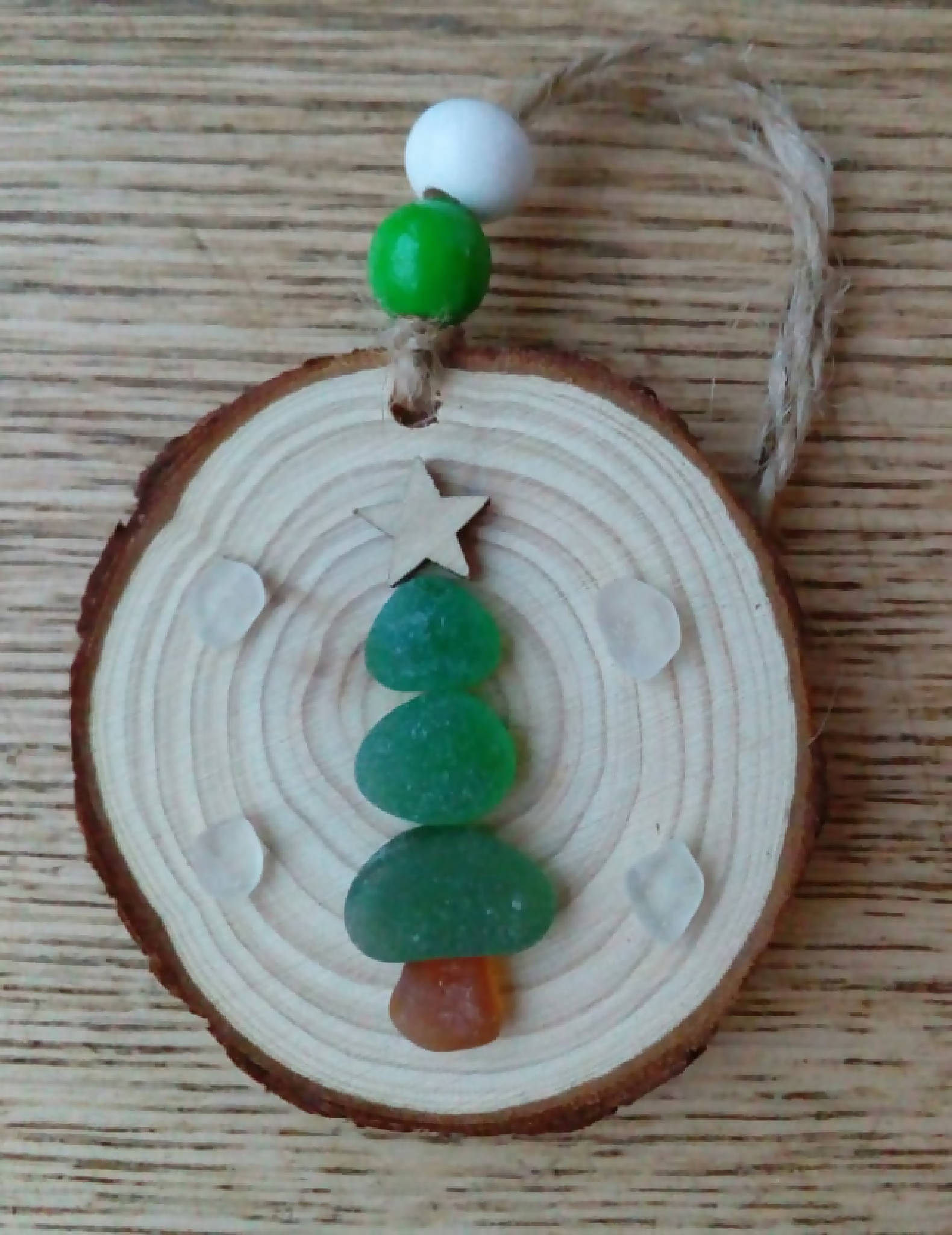 Xmas Tree Decoration - Seaglass Tree