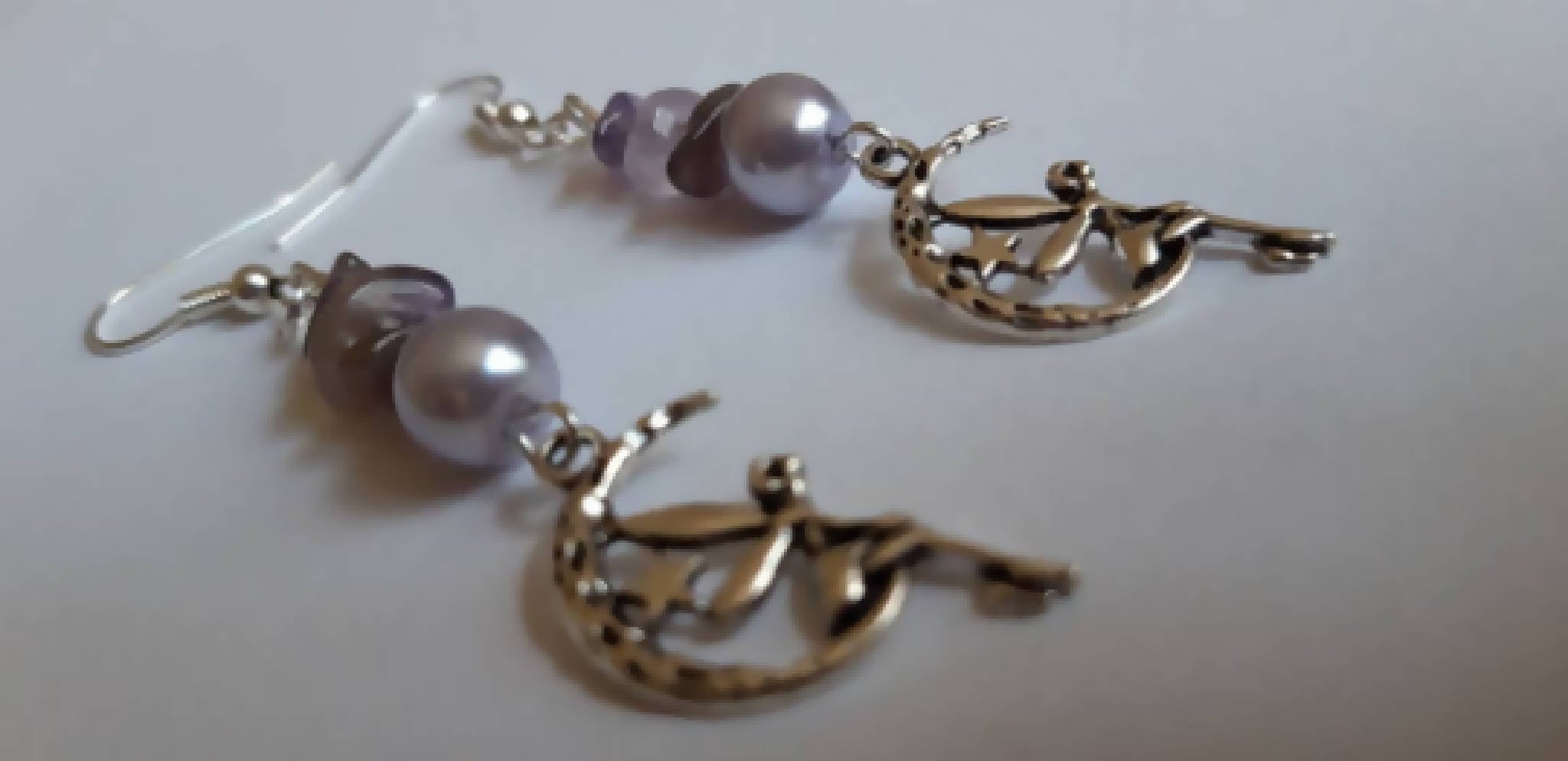 Amethyst Fairy Earrings