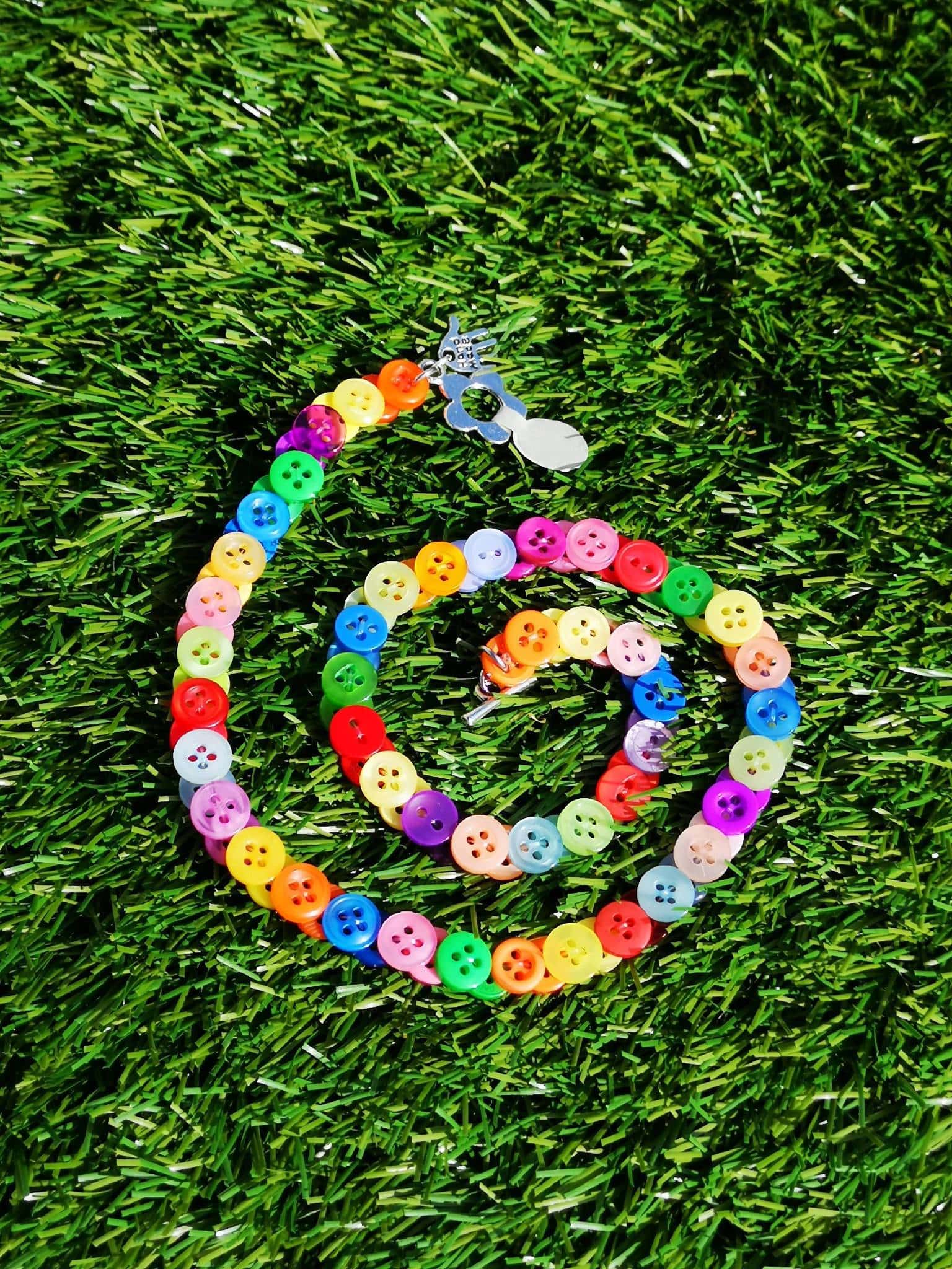 Button Necklace (Multi Short)