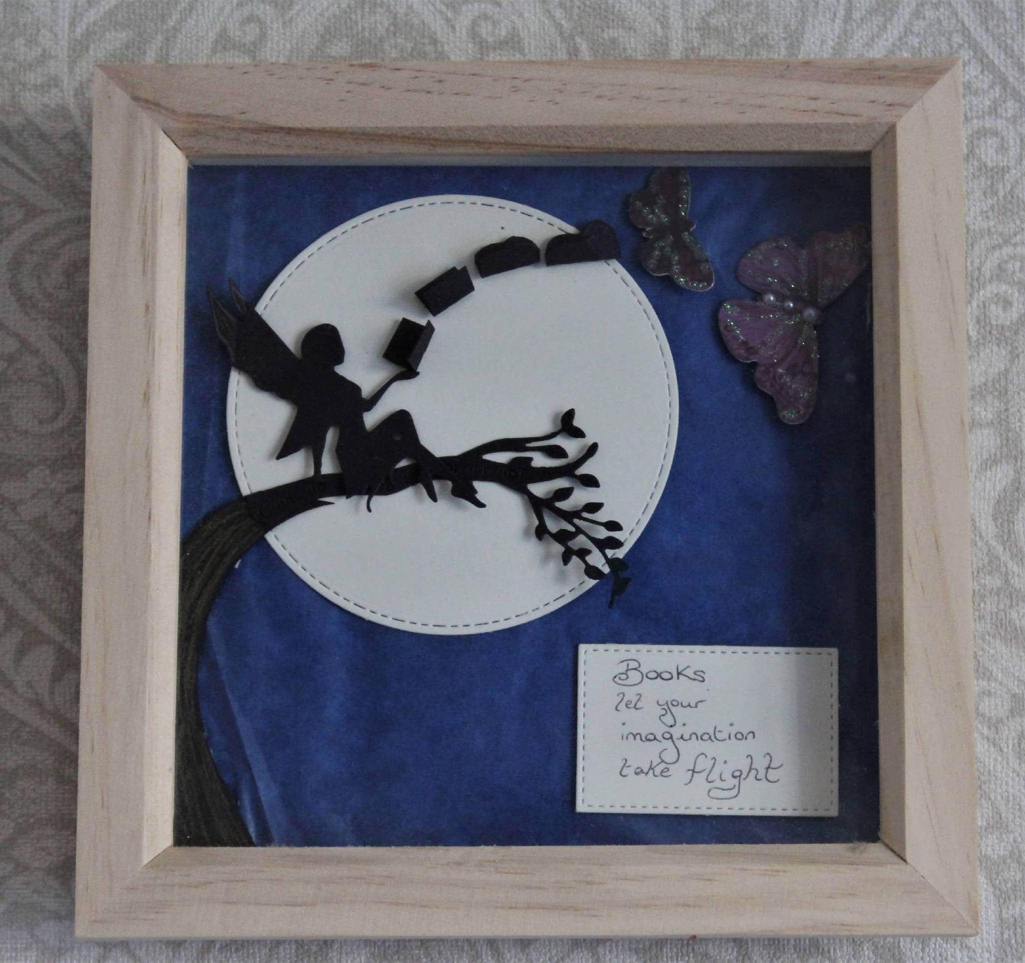 Books to Butterflies 15cm Frame