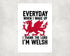 Thank The Lord I'm Welsh Sign | Aluminium Printed Metal Street Sign - Gift | Keepsake | Welsh Gift | Welsh Souvenir