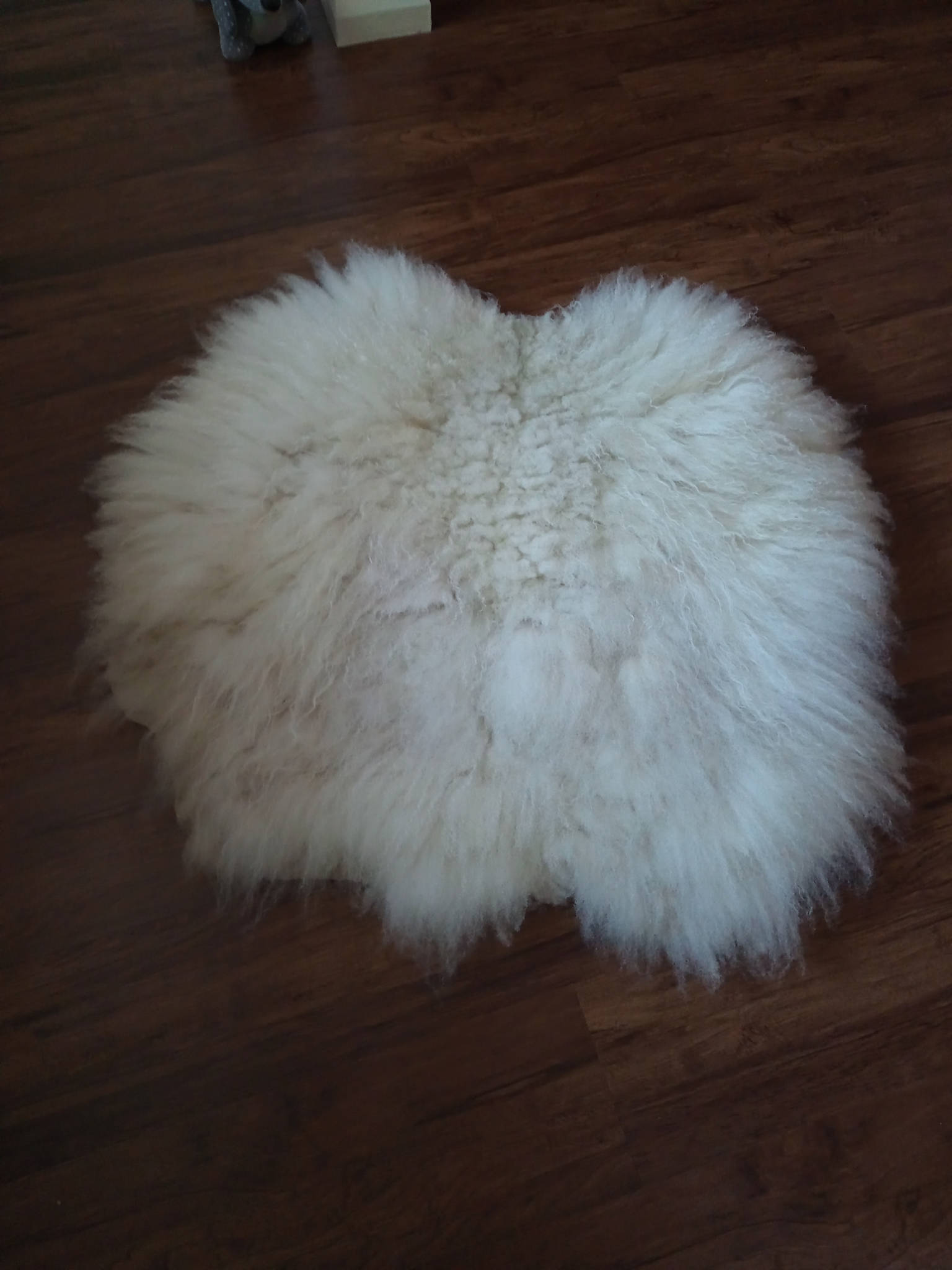 Sheepanigan 100% Shetland Sheep Fleece (Veggie) Rug