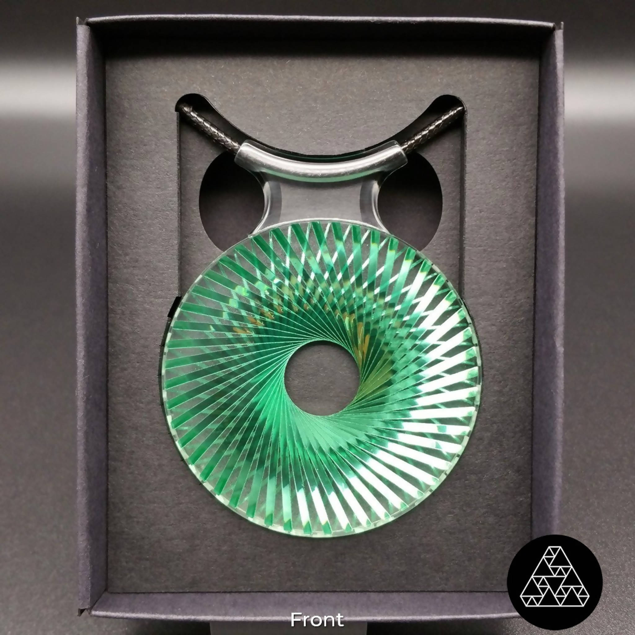 PINWHEEL Pendant - Green Mist