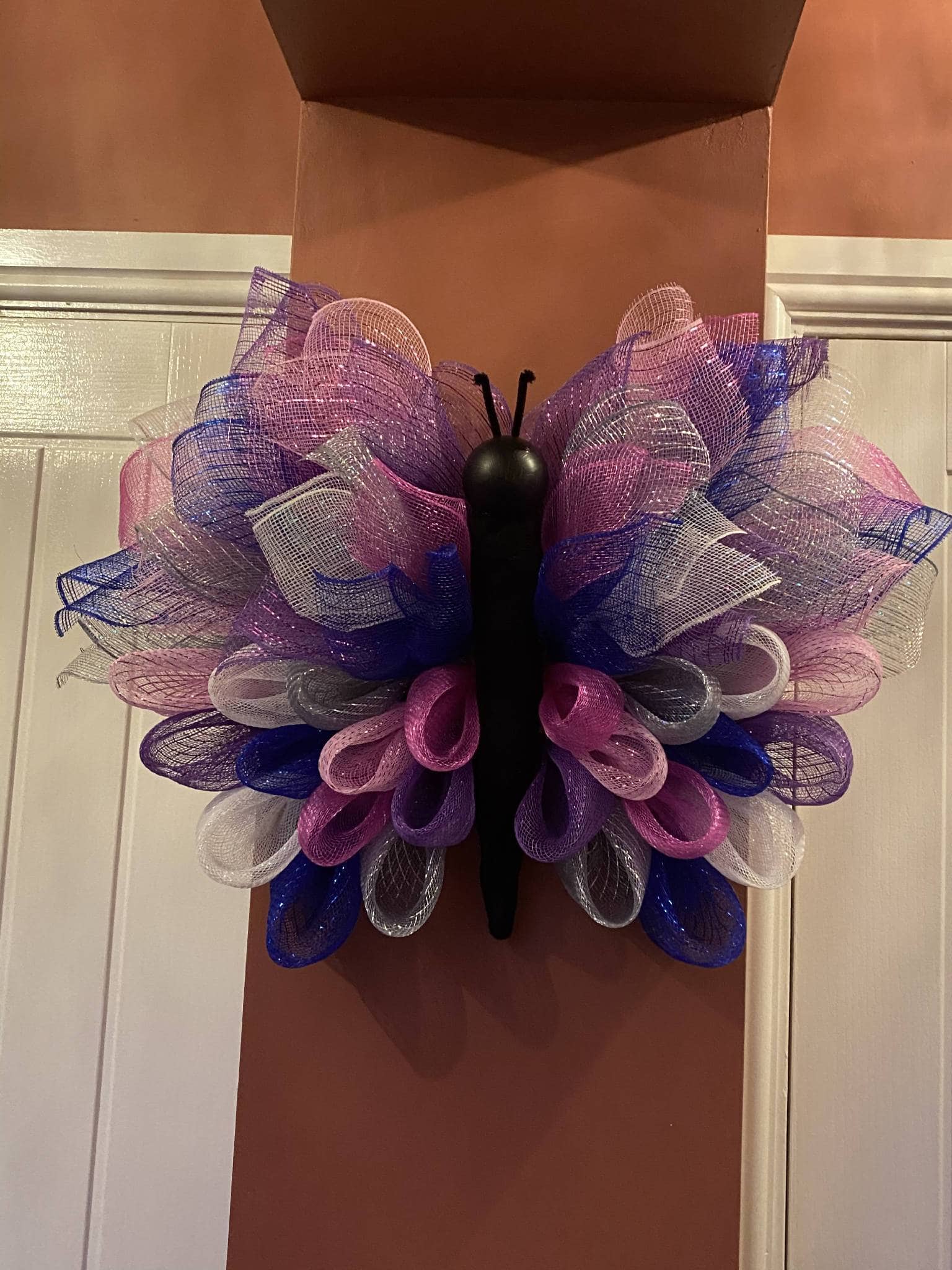 Butterfly wreath