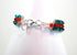 Swarovski Green & Red Crystal Bracelet (312)